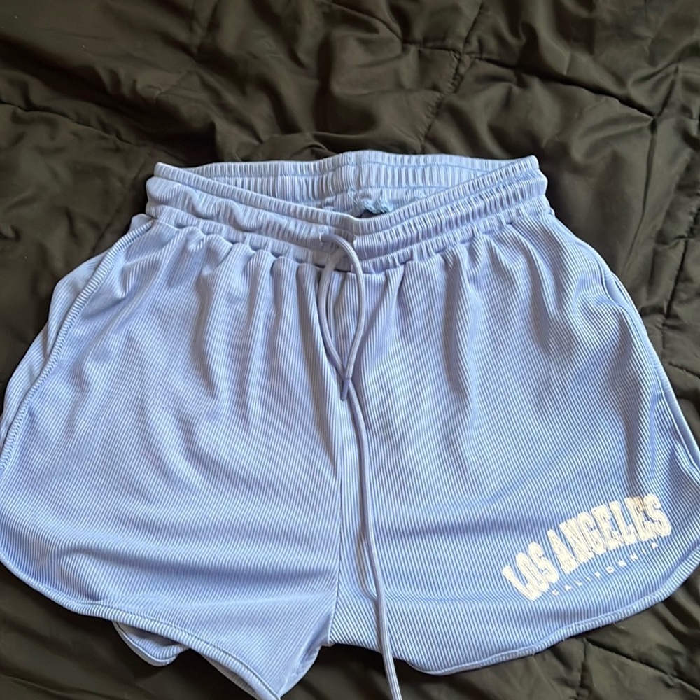 Cute Blue Los Angeles Lounge Shorts